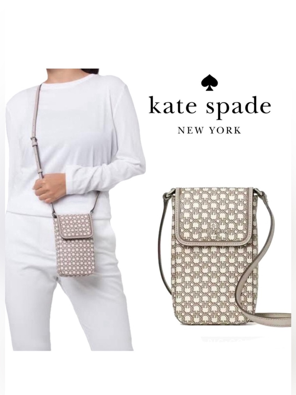 Kate Spade NY
North-South Spade Link
Phone Crossbody
